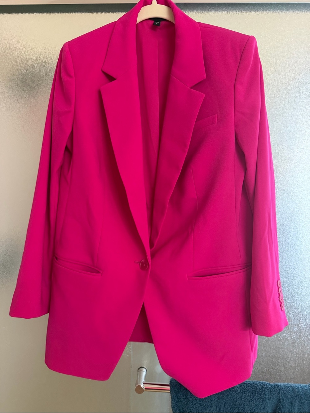 Fuchsia express blazer medium.